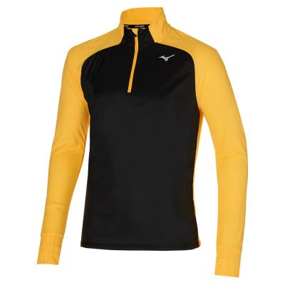 Manga Larga Mizuno Hybrid LS HZ Hombre Amarillos / Negros - Chile M961ISANEJ